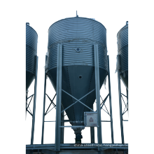 Galvanized steel feed silo automatic feed system for pig farm